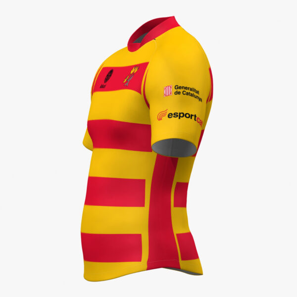 camiseta juego rugby cataluña lateral 2025