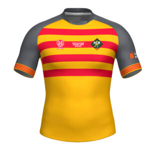 camiseta juego rugby cataluña 100 años