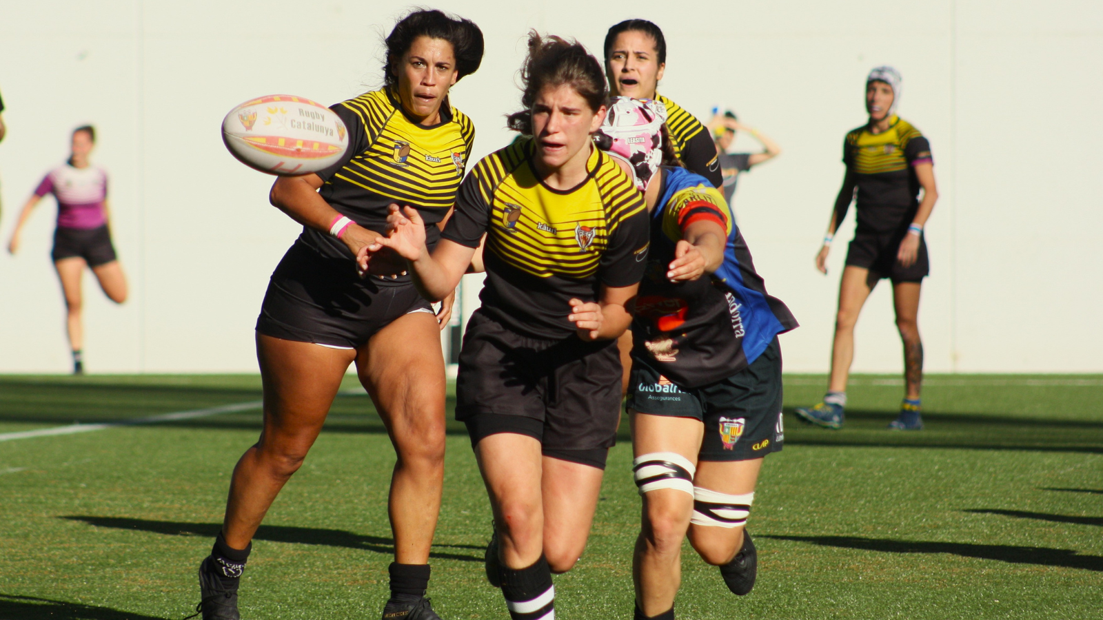 Ana Maria Luque va anotar l'últim assaig del partit. Foto Andrés Gonzàlez Portada Notícies (10)